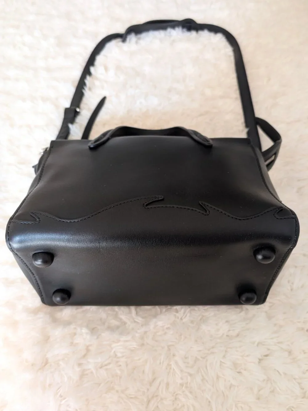 NWT 3.1 Phillip Lim Ames Small Patchwork Satchel (color: black)